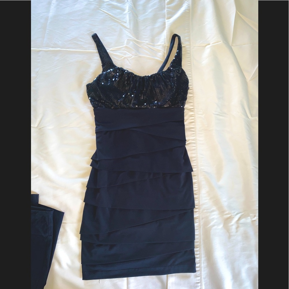 Short black dress
